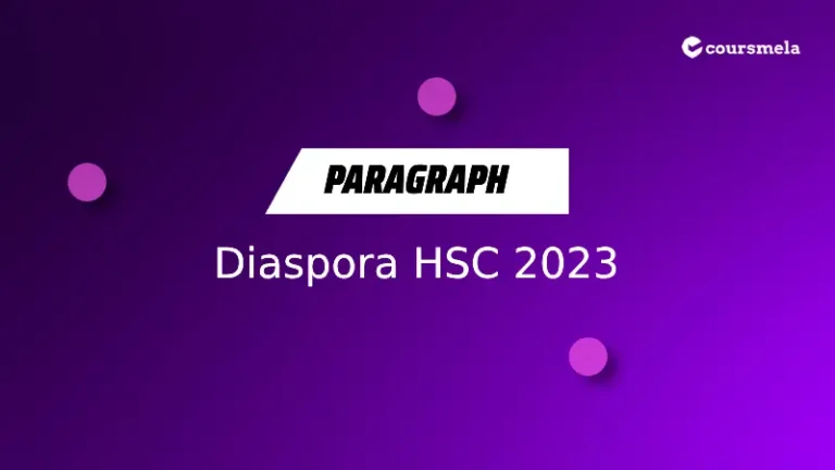 Paragraph on Diaspora HSC 2023 (বাংলা অর্থসহ)
